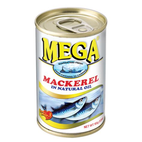 mega mackerel price|MEGA Mackerel in Natural Oil 155G .